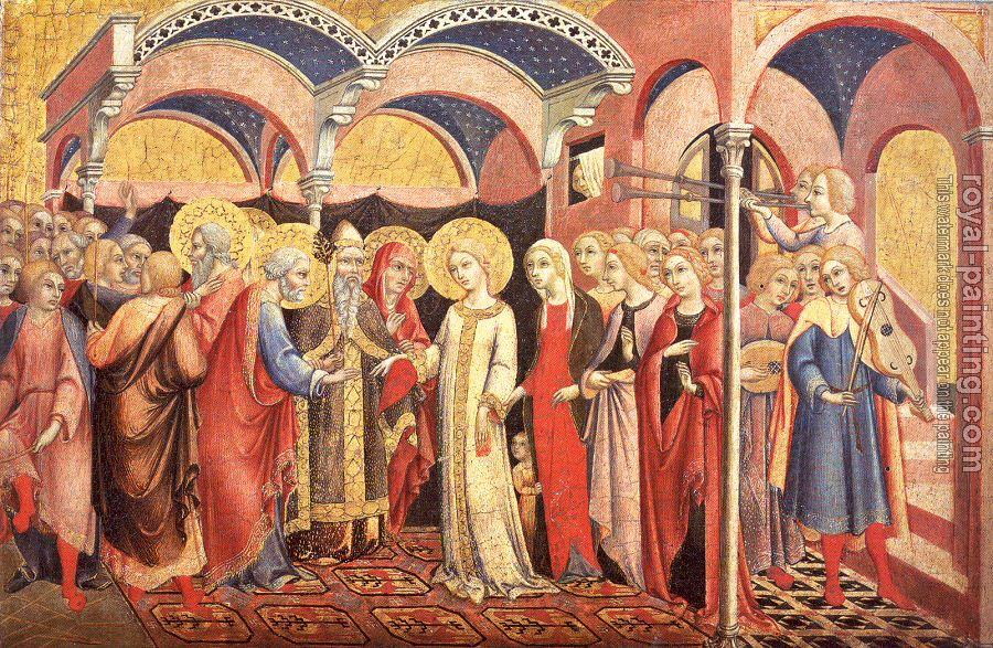 Sano Di Pietro : The Marriage of the Virgin